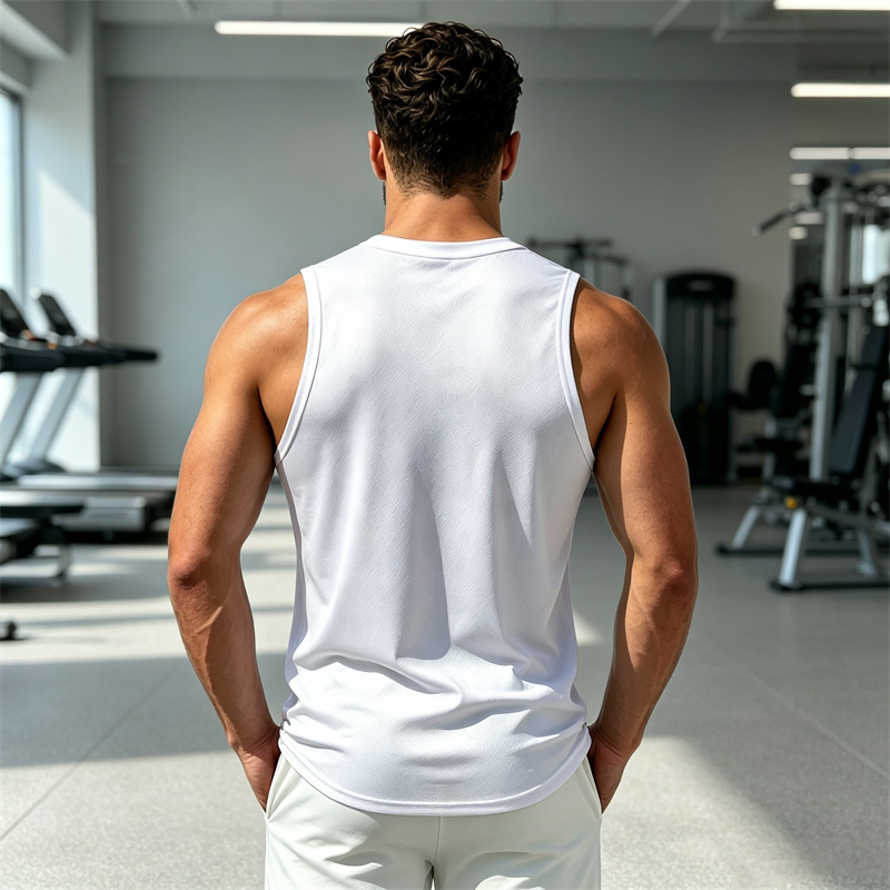 NEW Men Summer Breathable Mesh - Undershirt Crew Neck review and price
