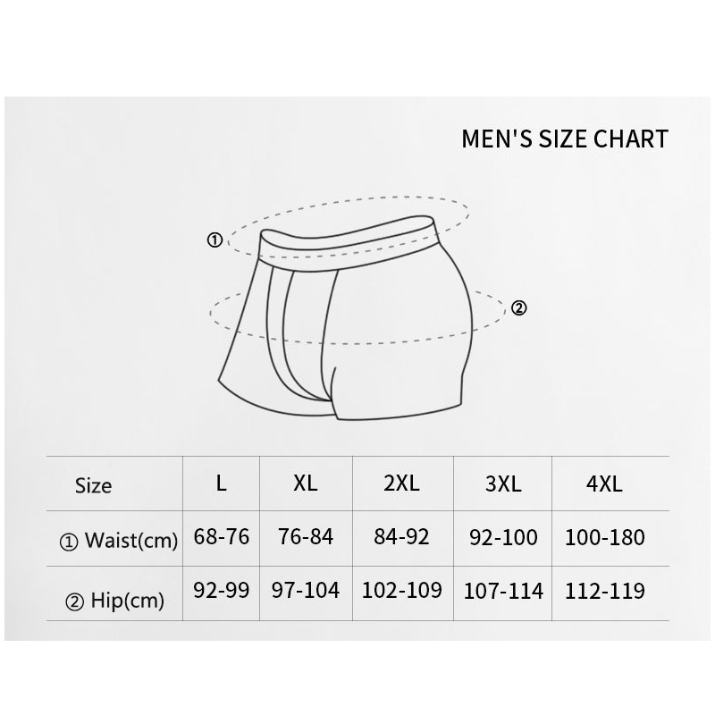 3pcs Man Underwear Bamboo Fibe - Bamboo Fiber Trunk review and price